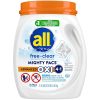 all Laundry Detergent Pacs, Mighty Pacs with OXI Stain Removers 56 Count