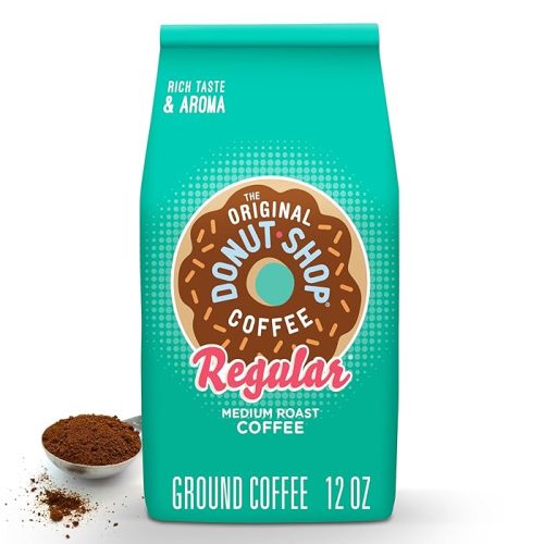 The Original Donut Shop Coffee Regular, Medium Roast, Ground Coffee, 12 Oz Bag