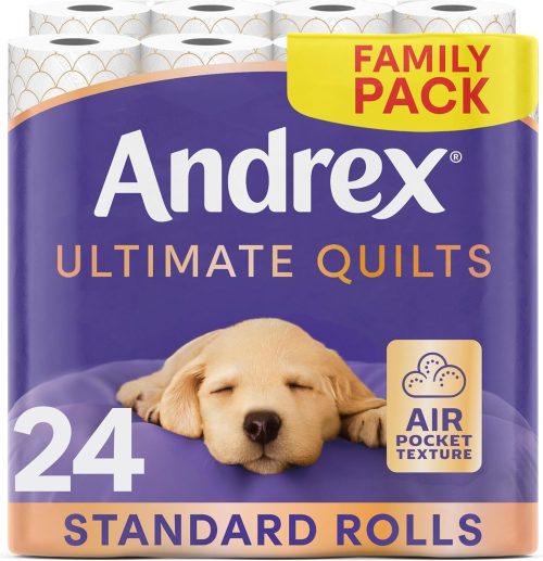 Andrex Ultimate Quilts Toilet Paper 24 Rolls