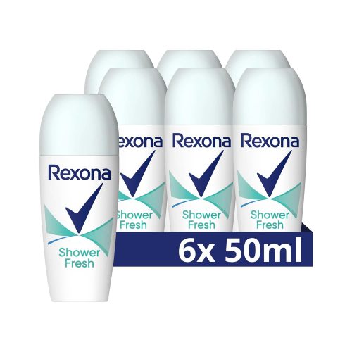 Rexona Shower Fresh roll-on deodorant with 48 hours protection 6 x 50 ml