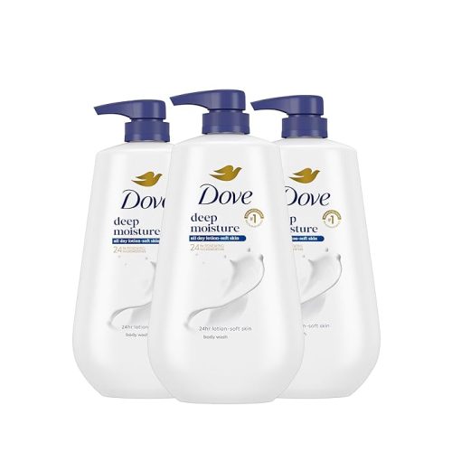 Dove Body Wash with Pump Deep Moisture 30.6 Fl Oz (Pack of 3)