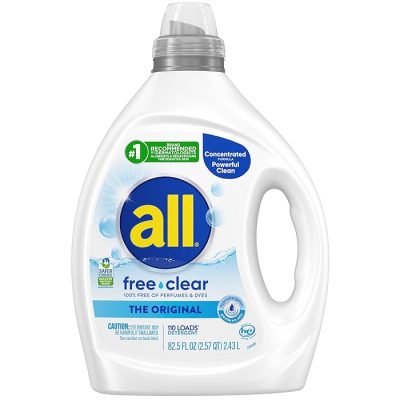 All Free Clear Original Liquid Laundry Detergent 82.5oz 110 Loads wholesale