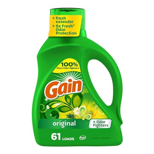 Gain + Aroma Boost Liquid Laundry Detergent, Original Scent, 61 Loads, 88 Fl Oz