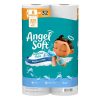 Angel Soft Toilet Paper With Fresh Linen Scented Tube, 8 Mega Rolls 32 Regular Rolls