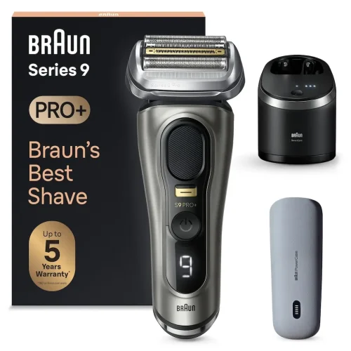 Braun electric shaver Series 9 Pro+ 9575cc cleaning station Precision ProTrimmer