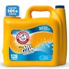 ARM & HAMMER Plus OxiClean Stain Fighters Liquid Laundry Detergent, Fresh Scent, 166.5 Fl Oz, 128 Loads
