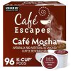 Cafe Escapes Cafe Mocha Keurig Single-Serve K-Cup Pods 96 Count