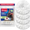 O-Ceda Easy Wrin Spin System Microfiber Refills, Easy Cleaning Mop Repalce Head pack of 4