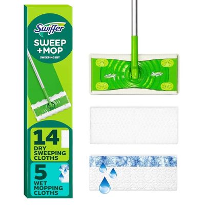 Swiffer Sweeper 2-in-1 Mops For Floor Cleaning Dry And Wet Multi Surface Floor Cleaner Includes 1 Mop + 19 Refills 20 Piece Set wholesale