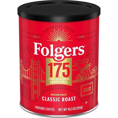 Folgers Classic Medium Roast Ground Coffee 10.3 Oz wholesale