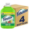 Fabuloso Multi-Purpose Cleaner, 2X Concentrated Formula, Passion Of Fruits Scent, 128 Oz, 4 Pack