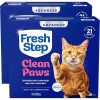 Fresh Step Clean Paws Advanced Multi Cat Clumping Litter With Febreze Freshness, 18.5 Lb Each, Pack Of 2
