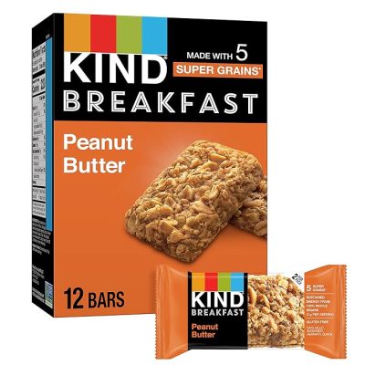 KIND Breakfast Bars Peanut Butter Healthy Snacks Gluten Free 5g Protein 6 Count wholesale