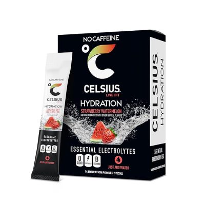 Celsius Hydration Strawberry Watermelon Sugar Free Electrolyte Hydration Drink Mix (Pack Of 14) wholesale