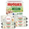 Huggies Natural Care Sensitive Baby Wipes, Unscented, 6 Flip-Top Packs (288 Wipes Total)
