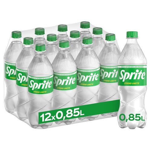 Sprite - Lemonade with maximum refreshment with lime and lemon flavour (12 x 850 ml)