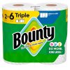 Bounty Select-A-Size Paper Towels, White, 2 Triple Rolls 6 Regular Rolls