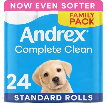 Andrex Complete Clean Toilet Roll 24 Rolls wholesale