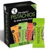 Wonderful Pistachios No Shells, 3 Flavors Mixed Variety Pack Of 9 (0.75 Ounce)