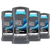 Dove Men+Care Deodorant Stick 4 Count Stain Defense Clean For Men 2.7 Oz