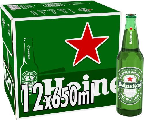 Heineken Beer Lager 12x650ml Bottle
