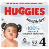 Huggies Size 4 Diapers, Snug & Dry Baby Diapers, Size 4 (22-37 Lbs), 92 Count