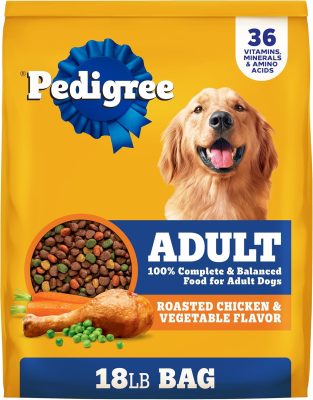 Pedigree Adult Dry Dog Food Complete Nutrition Roasted Chicken & Vegetable Flavor 18 lb. Bag wholesale