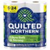 Quilted Northern Ultra Soft & Strong Toilet Paper 6 Mega Rolls 24 Regular Rolls