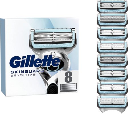 Gillette Skinguard Sensitive Refill Blades Pack of 8 wholesale