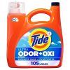 Tide Ultra Odor Defense Plus Oxi Liquid Laundry Detergent 148 Fl Oz, 105 Loads