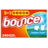 Bounce Fabric Softener Sheets Outdoor Fresh Scent, 240 Count
