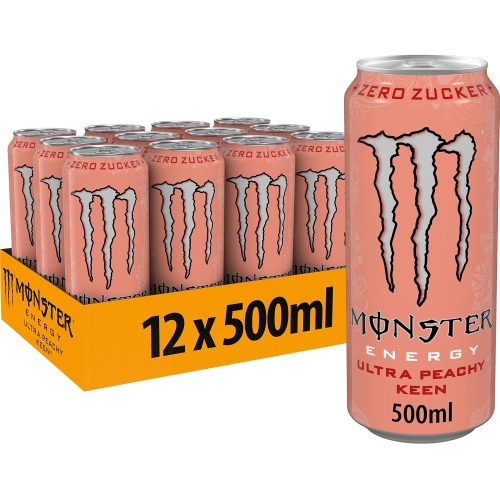 Monster Energy Ultra Peachy Keen Zero Sugar (12 x 500 ml)