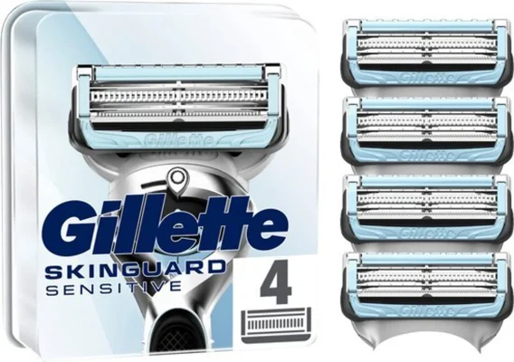 Gillette SkinGuard Sensitive Razor Blades 4 pack wholesale