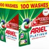 Ariel Platinum Plus Extra Stain Removal Pods, 100 Pods