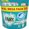Fairy Non Bio Pods mega Pack 58 Washes