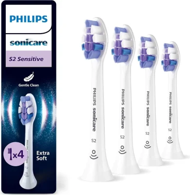 Philips Sonicare S Sensitive Replacement Brush Heads HX6054/87 White 4-Pack wholesale