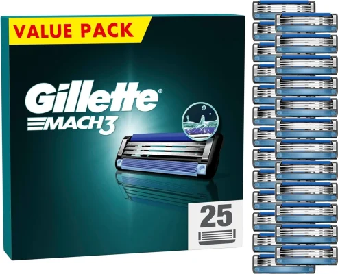 Gillette Mach3 Razor Blades 25 Pack wholesale