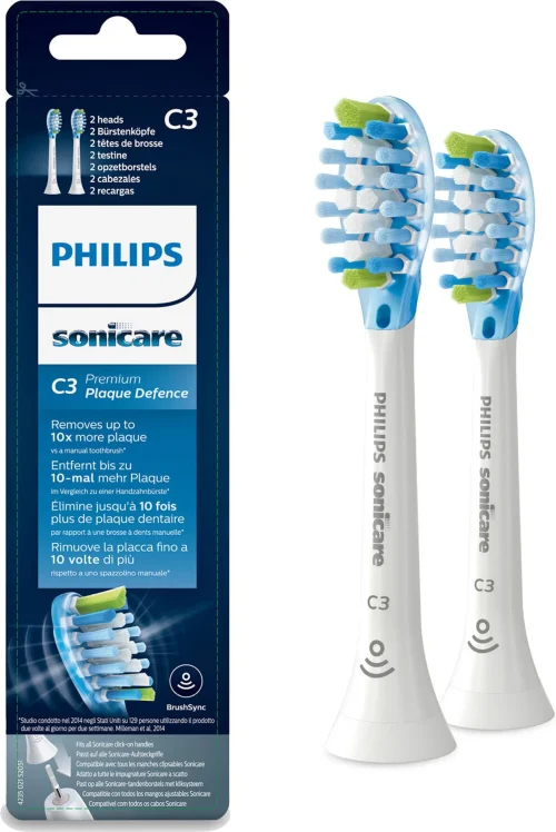 Philips Sonicare HX 9042/17 C3 Premium Plaque Defense white pack of 2