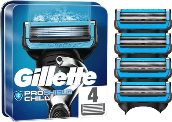 Gillette Proshield Chill Replacement Blades 4 Pack wholesale
