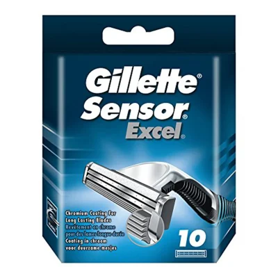 Gillette Sensor Excel Razor Blades 10 pack wholesale