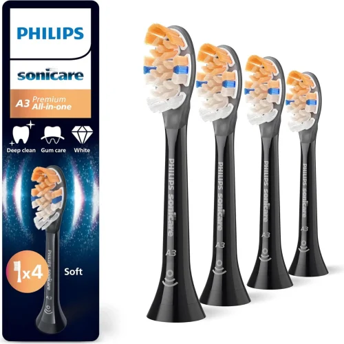 Philips Sonicare HX9091/11 A3 Premium All-in-One Black 4-Pack