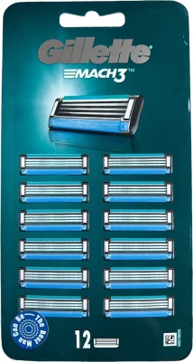 Gillette Mach3 razor blades 12 pack wholesale