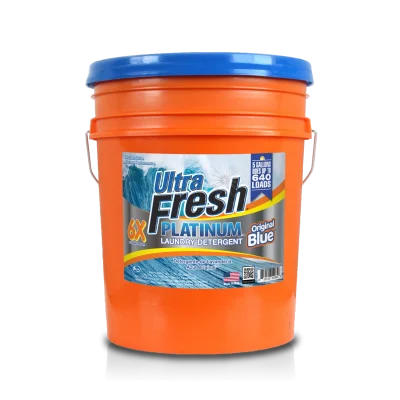 Ultra Fresh 6X Platinum Laundry Detergent Original Blue 5 Gallon wholesale