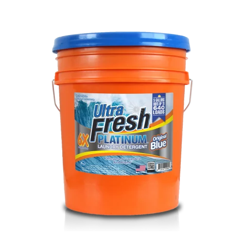 Ultra Fresh 6X Platinum Laundry Detergent - Original Blue - 5 Gallons