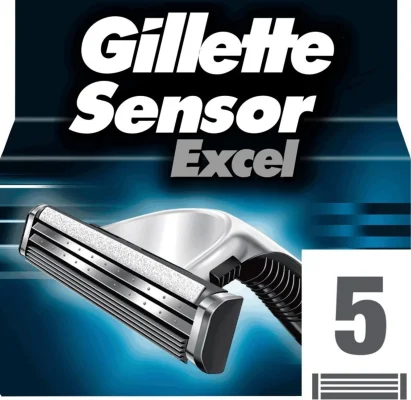 Gillette Sensor Excel Refill pack of 5 wholesale