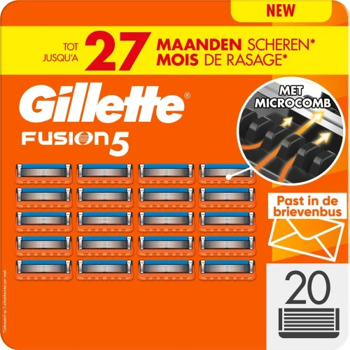 Gillette Fusion5 20 Replacement Razor Blades Lubricating Strips Razor Shaving Kit