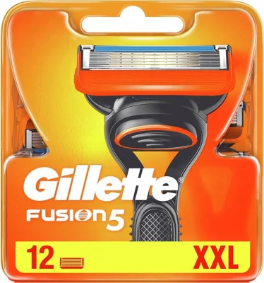 Gillette Fusion5 razors 12 pack XXL wholesale