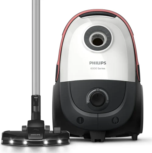 Philips 6000 Series vacuum cleaner, 900 W, white (XD6122/12)