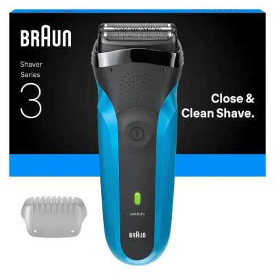 Braun Series 3 310s Wet and Dry Shaver, Blue wholesale