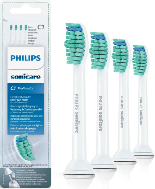 Philips Sonicare ProResult HX6014/07 Pack of 4 White